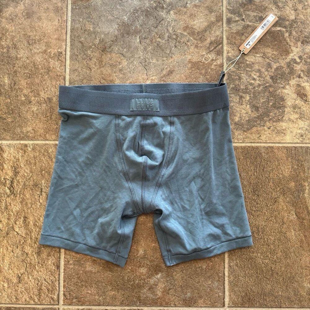 Skims Cotton 5 Inch Boxer Brief Kyanite Size Small